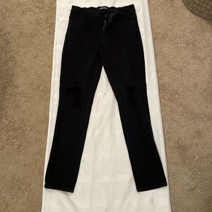 Express black skinny jeans/leggings. High rise